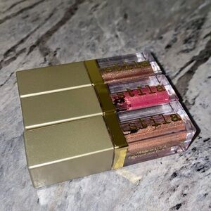 Stila Glitter & Glow Liquid Eyeshadow Set New & Unused